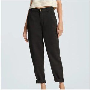 NWT Everlane The Relaxed Chino Black Size 4 / 27